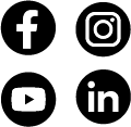 Facebook, Instagram, YouTube, LinkedIn